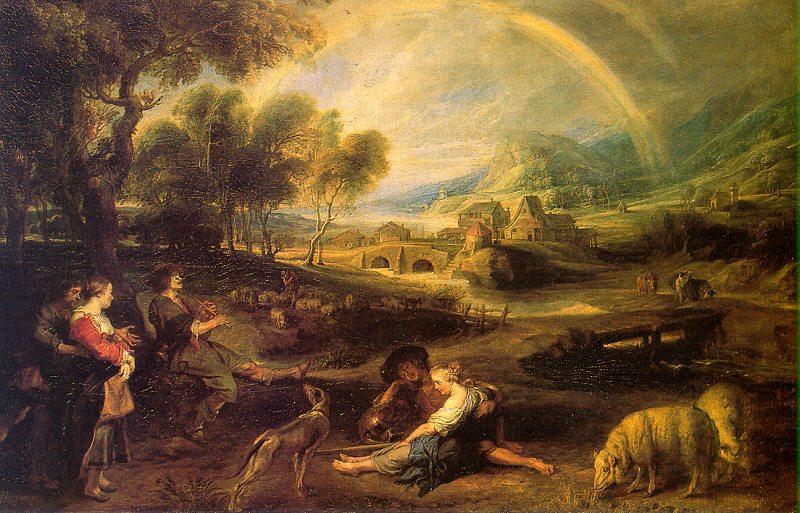 Peter Paul Rubens Landscape with a Rainbow